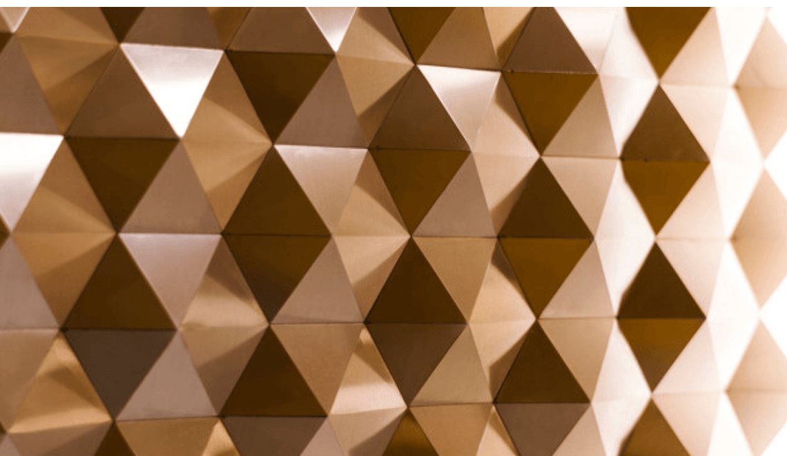 decoração rose gold