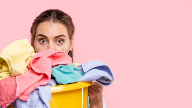 organização da lavanderia